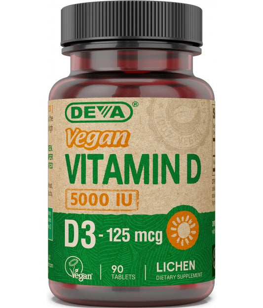 VITAMIN D3 - 5000 IU - CHOLECALCIFEROL - 125 MCG