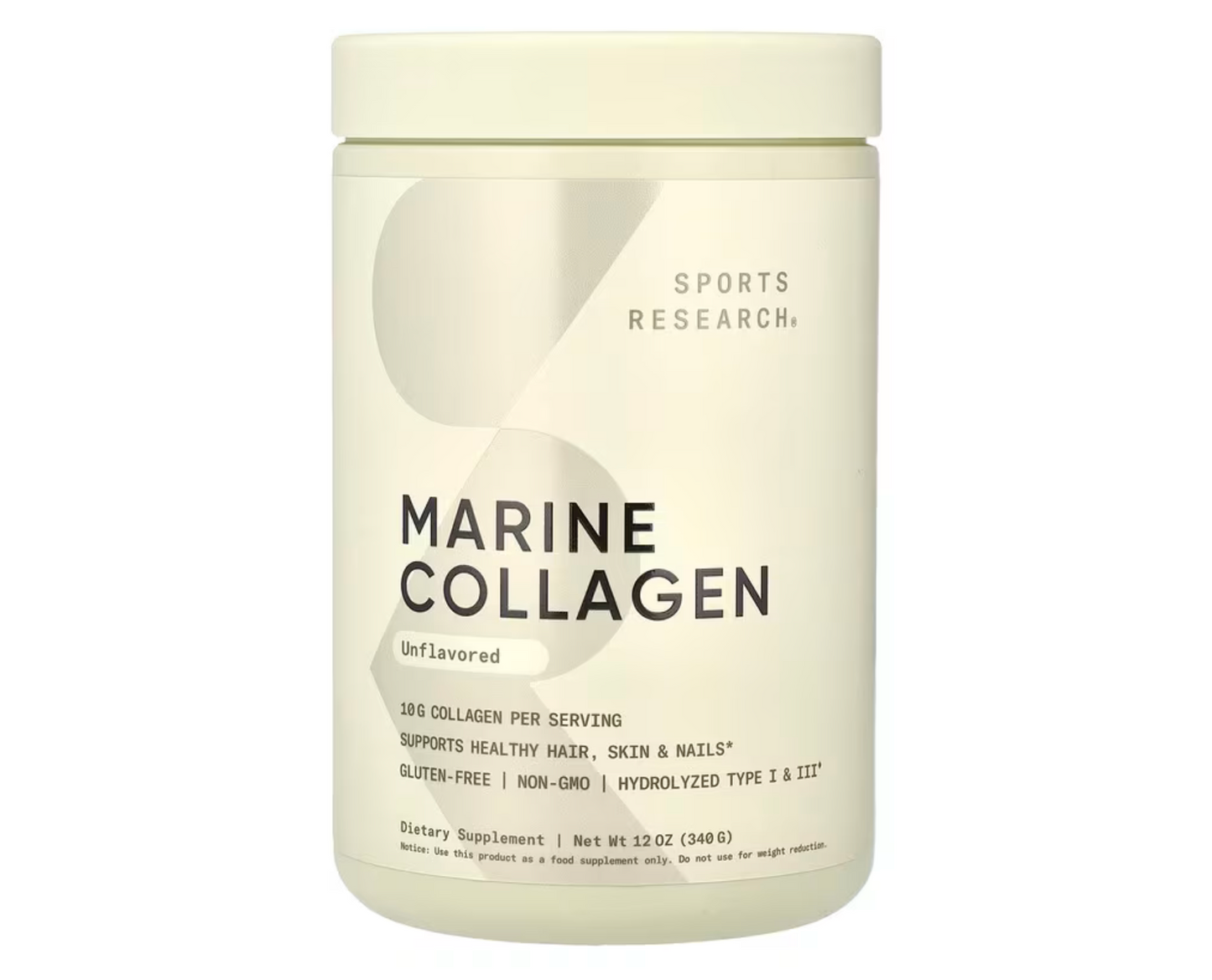 Marine Collagen, Unflavored, 12 oz (340 g)