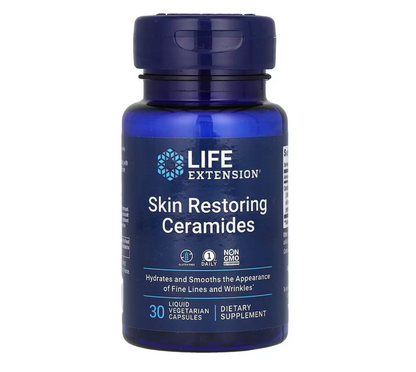 Skin Restoring Ceramides, 30 Liquid Vegetarian Capsules