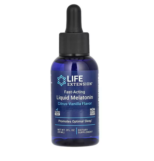 Fast-Acting Liquid Melatonin, Citrus-Vanilla, 2 fl oz (59 ml)