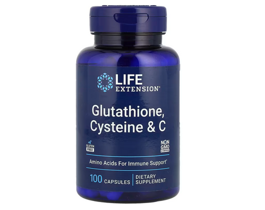 Glutathione, Cysteine & C, 100 Capsules