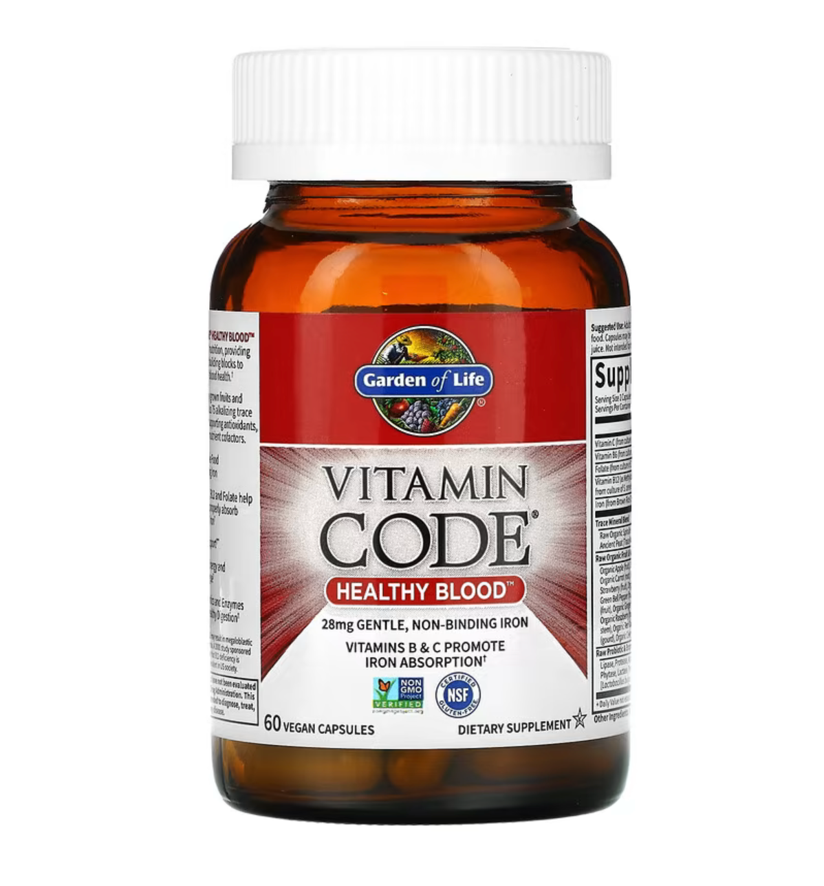 Vitamin Code, Healthy Blood, 60 Vegan Capsules